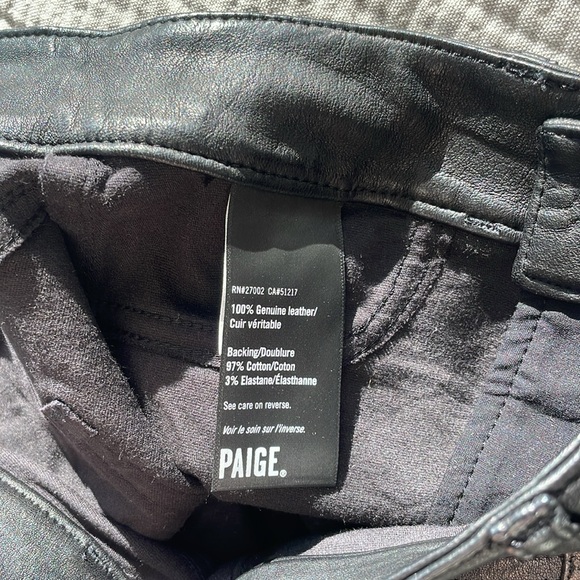 NWT Paige Leather pants - Picture 9 of 9